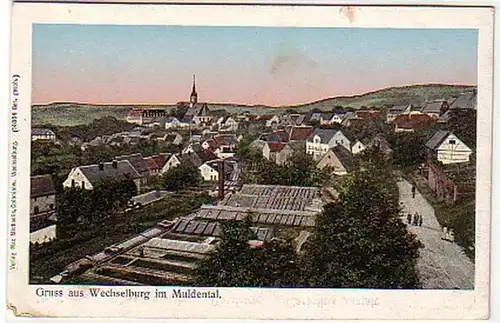 32411 Ak Gruss aus Wechselburg im Muldental 1907