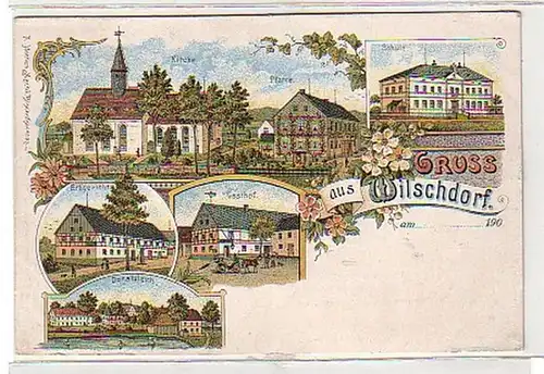 32393 Ak Lithographie Gruss aus Wilschdorf 1902