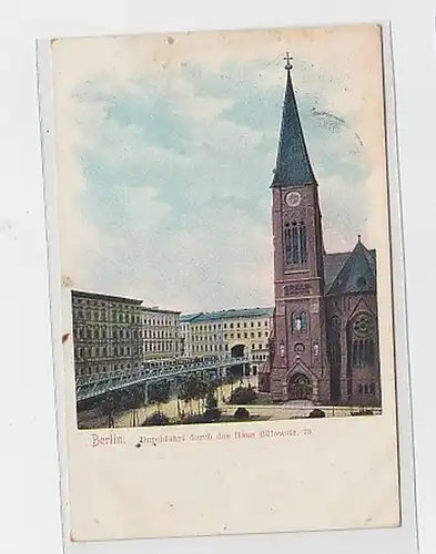 32378 Ak Berlin Hochbahn Haus Bülowstraße 1906