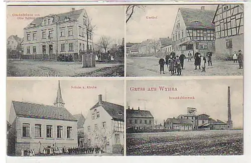 32372 Mehrbild Ak Gruß aus Wyhra Gasthof usw. 1911