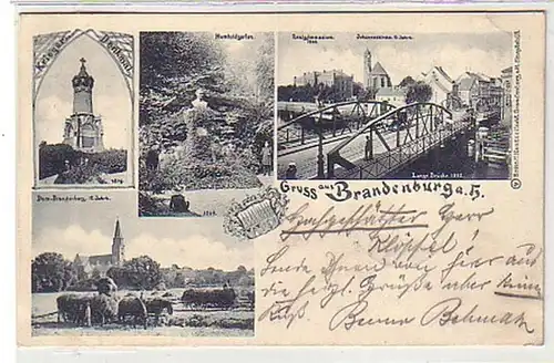 32344 Multi-image Ak Salutation de Brandenburg a. Havel 1906