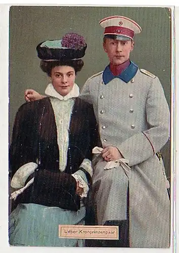 32323 Ak Unser Kronprinzenpaar 1908