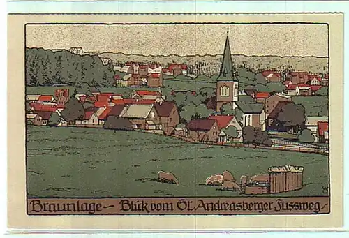 32316 Ak Braunlage St. Andreasberger Fussweg vers 1920