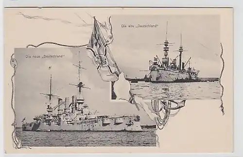 32311 Ak navire de guerre S.M.S. "Allemagne" vers 1907