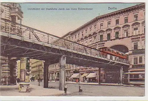 32294 Ak Berlin Hochbahn Haus Bülowstrasse um 1910