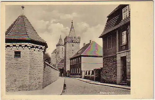 32287 Ak Staßfurt am Eulenturm um 1930