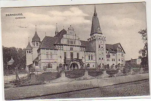 32262 Ak Bernburg Kurhaus 1909