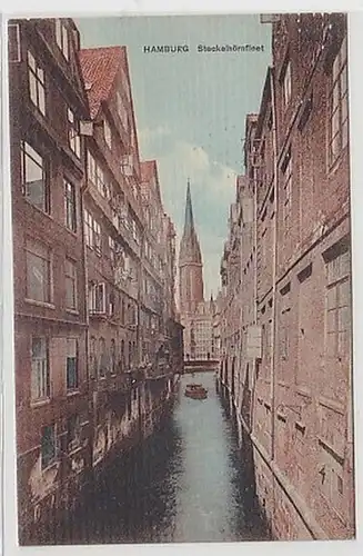 32249 Ak Hambourg Fleet de corne de pin vers 1910