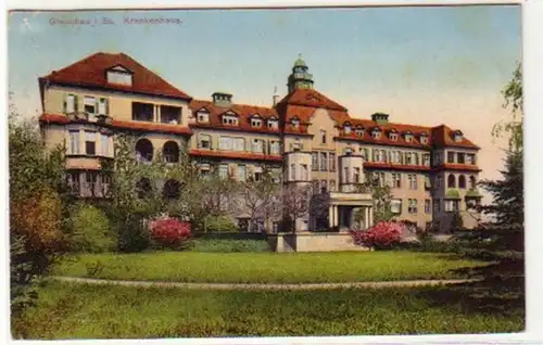32246 Ak Glauchau i. Sa. Hôpital 1930