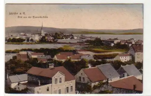 32187 Ak Werder Blick von der Bismarck Höhe um 1910