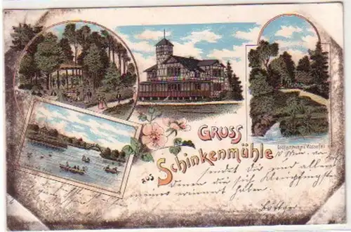 32152 Ak Lithographie Gruse de Schinkemühle 1900