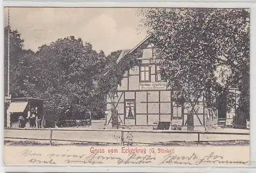 32136 Ak Gruss von Eckerkrug (G. Stünkel) bei Stapelburg 1904