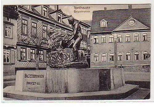 32113 Feldpost Ak Nordhausen Baltzerbrunnen 1915