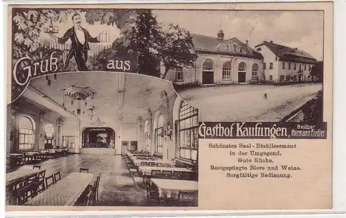 32110 Mehrbild Ak Gruß aus Gasthof Kaufungen um 1910