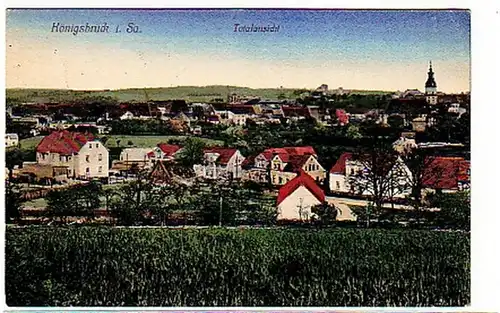 32070 Feldpost Ak Königsbrück Totalansicht 1917