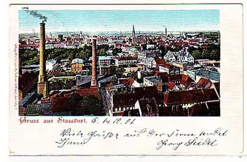 32040 Ak Salutation de Stassfurt Vue totale 1901