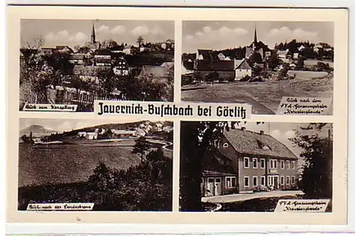 32039 Mehrbild Ak Jauernick Buschbach bei Görlitz 1956