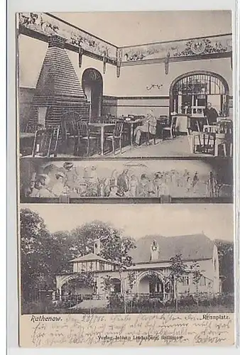 32010 Mehrbild Ak Rathenow Rennplatz 1906