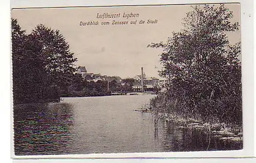 31943 Ak Luftkurort Lychen mit Zenssee um 1920