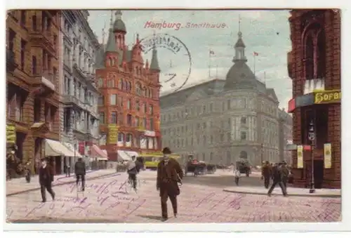 31939 Ak Hamburg Stadthaus 1912