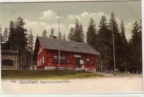 31930 Ak Gabelbach Gagelbachhäuschen 1904