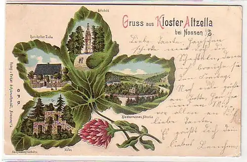 31929 Ak Gruß aus Kloster Altzella bei Nossen um 1900