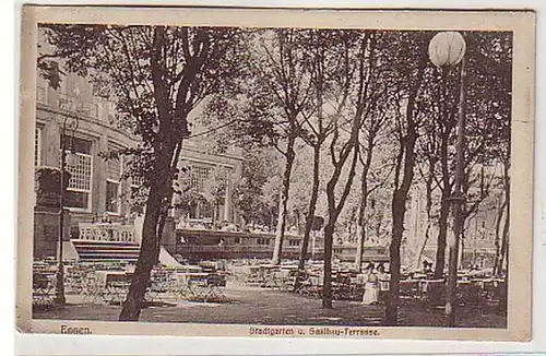 31928 Ak Manger Jardin municipal et construction de salles Terrasse 1919