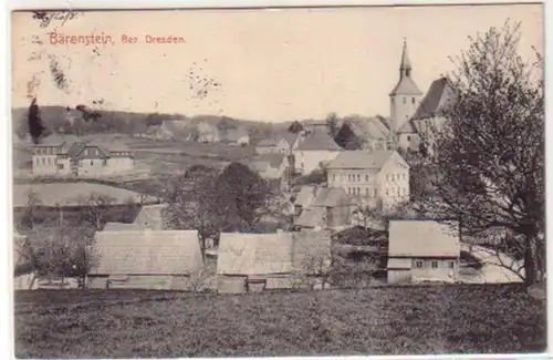 31925 Ak Bärenstein Bez. Dresde 1913