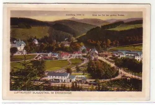 31908 Ak Luftkurort Blauenthal im Erzgebirge um 1920
