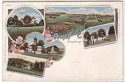 31897 Ak Lithographie Gruss aus Ammelsdorf um 1910