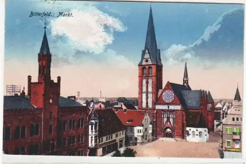 31886 Ak Bitterfeld Markt 1919