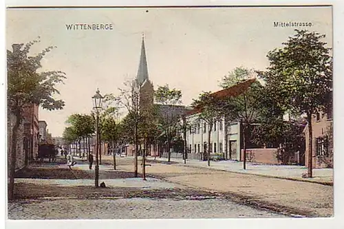 31860 Ak Wittenberge Mittestrasse 1906