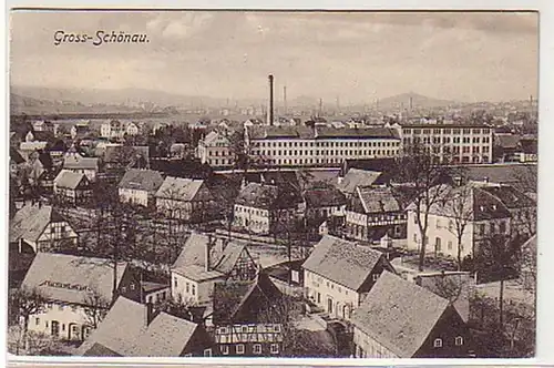 31809 Ak Gross Schönau Totalansicht 1906