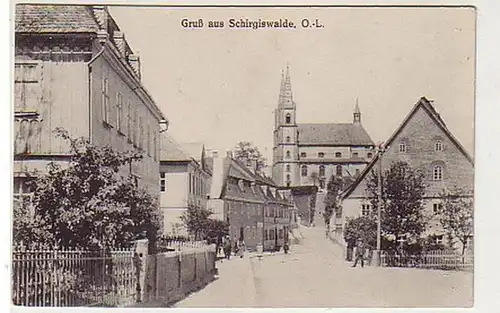 31806 Ak Gruß aus Schirgiswalde Oberlausitz um 1910