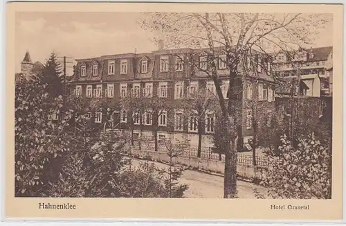 31803 Ak Hahnenklee Oberharz Hotel Granetal um 1930