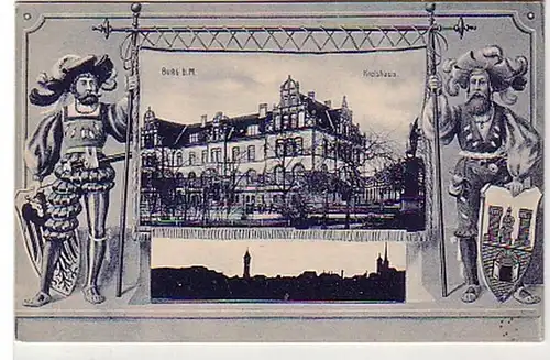 31766 Ak Burg bei Magdeburg Kreishaus um 1910