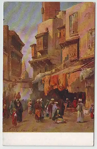 31759 Ak Straße in Cairo Kairo Ägypten um 1910