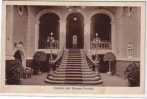 31756 Ak Bautzen Vestibül der Kronen Festsäle 1925