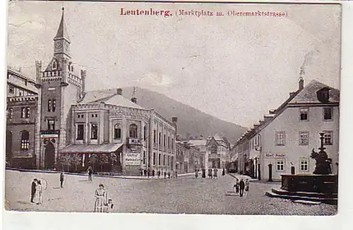 31742 Ak Leutenberg Marktplatz m. Oberemarktstraße 1910