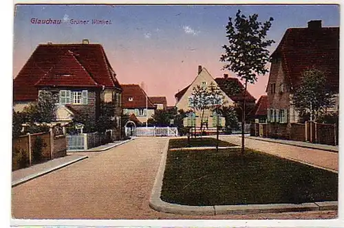 31720 Ak Glauchau grüner Winkel um 1920