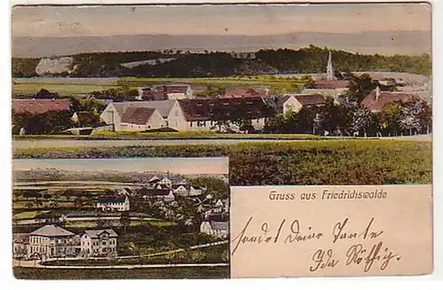 31666 Multi-image Ak Salutation de Friedrichswalde vers 1920