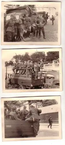31648/3 Fotos Wehrmacht Deutsche Besetzung von Paris um 1940