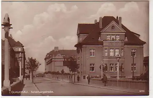 31633 Ak Glauchau Scherbergstrasse um 1930