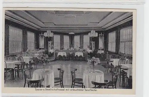 31622 Ak Colditz Hotel Waldschänke Saal 1936