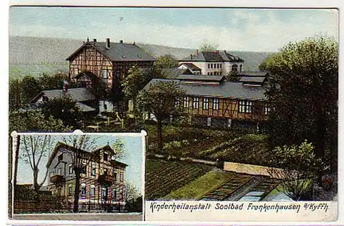 31621 Ak Kinderheilanstalt Solbad Frankenhausen 1910