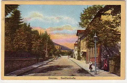31614 Ak Ilmenau Goethestrasse 1913