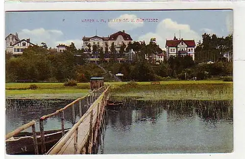 31612 Ak Waren in Mecklenburg Villen am Müritzsee 1910