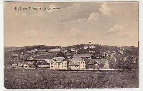 31608 Ak Salutation de Spiegelau Bayr. Forêt vers 1910