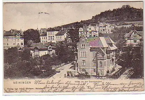 31582 Ak Meiningen Villen an der Donopskuppe 1905