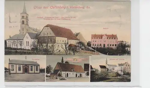 31560 Mehrbild-Ak Callenberg bei Waldenburg Sa. 1906